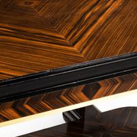 Stylish Art Deco Zebra Wood Centre or Dining Table (10 of 10) Stylish Art Deco Zebra Wood Centre or Dining Table (10 of 10)