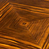 Stylish Art Deco Zebra Wood Centre or Dining Table (9 of 10) Stylish Art Deco Zebra Wood Centre or Dining Table (9 of 10)