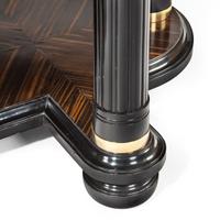 Stylish Art Deco Zebra Wood Centre or Dining Table (8 of 10) Stylish Art Deco Zebra Wood Centre or Dining Table (8 of 10)