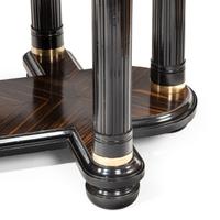 Stylish Art Deco Zebra Wood Centre or Dining Table (7 of 10) Stylish Art Deco Zebra Wood Centre or Dining Table (7 of 10)