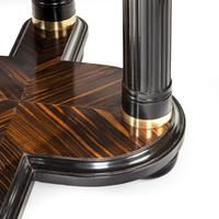 Stylish Art Deco Zebra Wood Centre or Dining Table (5 of 10) Stylish Art Deco Zebra Wood Centre or Dining Table (5 of 10)