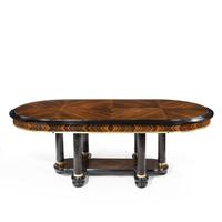 Stylish Art Deco Zebra Wood Centre or Dining Table (2 of 10) Stylish Art Deco Zebra Wood Centre or Dining Table (2 of 10)
