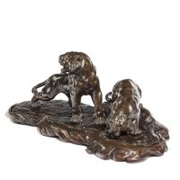 Fine & Large Meiji Period Bronze of Two Tigers by Genryusai Seiya (7 of 8) Fine & Large Meiji Period Bronze of Two Tigers by Genryusai Seiya (7 of 8)