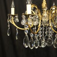 French Bronze & Crystal 6 Light Chandelier (6 of 10) French Bronze & Crystal 6 Light Chandelier (6 of 10)