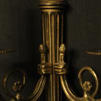 French Gilded Brass Twin Arm Lights (6 of 10) French Gilded Brass Twin Arm Lights (6 of 10)
