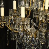 French Gilded & Crystal 10 Light Antique Chandelier (3 of 10) French Gilded & Crystal 10 Light Antique Chandelier (3 of 10)