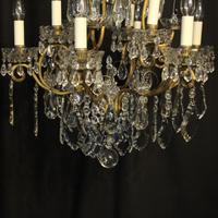 French Gilded & Crystal 10 Light Antique Chandelier (7 of 10) French Gilded & Crystal 10 Light Antique Chandelier (7 of 10)