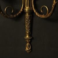 French Gilded Brass Twin Arm Antique Lights (8 of 10) French Gilded Brass Twin Arm Antique Lights (8 of 10)