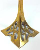 Pair of Art Nouveau 19th Century Brass Candlesticks (9 of 12) Pair of Art Nouveau 19th Century Brass Candlesticks (9 of 12)