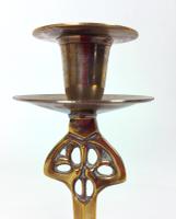 Pair of Art Nouveau 19th Century Brass Candlesticks (7 of 12) Pair of Art Nouveau 19th Century Brass Candlesticks (7 of 12)