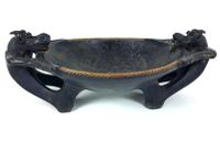 Oversized Carved Ironwood & Rattan Dayak Chieftains Bowl (4 of 10) Oversized Carved Ironwood & Rattan Dayak Chieftains Bowl (4 of 10)