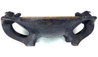 Oversized Carved Ironwood & Rattan Dayak Chieftains Bowl (10 of 10) Oversized Carved Ironwood & Rattan Dayak Chieftains Bowl (10 of 10)