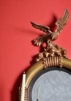 Rare Candled Arm Giltwood Convex Looking Glass (2 of 10) Rare Candled Arm Giltwood Convex Looking Glass (2 of 10)