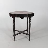 Victorian Ebonised & Amboyna Occasional Table (3 of 3) Victorian Ebonised & Amboyna Occasional Table (3 of 3)