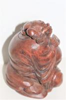 Finely Carved Bamboo Oriental Deity Figure of Nice Chunky Proportions Good Patina (4 of 7) Finely Carved Bamboo Oriental Deity Figure of Nice Chunky Proportions Good Patina (4 of 7)