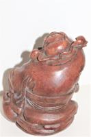 Finely Carved Bamboo Oriental Deity Figure of Nice Chunky Proportions Good Patina (5 of 7) Finely Carved Bamboo Oriental Deity Figure of Nice Chunky Proportions Good Patina (5 of 7)