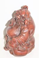 Finely Carved Bamboo Oriental Deity Figure of Nice Chunky Proportions Good Patina (3 of 7) Finely Carved Bamboo Oriental Deity Figure of Nice Chunky Proportions Good Patina (3 of 7)