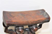 Finely Carved African Hardwood Luba Hemba Double Figural Headrest with a Lovely Patina (10 of 10) Finely Carved African Hardwood Luba Hemba Double Figural Headrest with a Lovely Patina (10 of 10)
