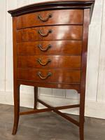 Mahogany Bow Front Music Cabinet (2 of 6) Mahogany Bow Front Music Cabinet (2 of 6)