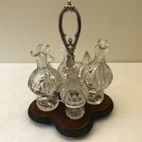 1873 Silver Crystal Spices Set (9) - Biedermeier - Bone, Crystal, Mahogany, Silver (5 of 19) 1873 Silver Crystal Spices Set (9) - Biedermeier - Bone, Crystal, Mahogany, Silver (5 of 19)