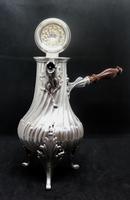 20th Century Italian Silver Baroque Style Chocolate Pot on Feet (5 of 8) 20th Century Italian Silver Baroque Style Chocolate Pot on Feet (5 of 8)