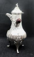 20th Century Italian Silver Baroque Style Chocolate Pot on Feet (4 of 8) 20th Century Italian Silver Baroque Style Chocolate Pot on Feet (4 of 8)