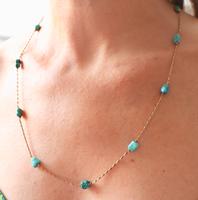 Gold & Turquoise Necklace (2 of 7) Gold & Turquoise Necklace (2 of 7)