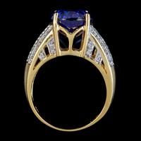 Vintage Tanzanite Diamond Ring 7.50ct Tanzanite 18ct Gold (6 of 6) Vintage Tanzanite Diamond Ring 7.50ct Tanzanite 18ct Gold (6 of 6)