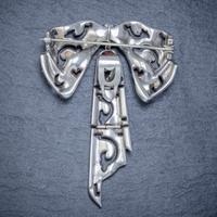 Antique Edwardian Silver Paste Bow Brooch & Clip Set c.1910 (6 of 7) Antique Edwardian Silver Paste Bow Brooch & Clip Set c.1910 (6 of 7)