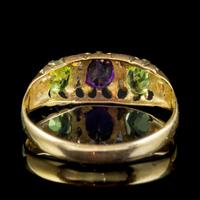 Antique Suffragette Ring Amethyst Peridot Diamond 15ct Gold c.1910 (2 of 5) Antique Suffragette Ring Amethyst Peridot Diamond 15ct Gold c.1910 (2 of 5)