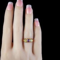 Antique Suffragette Ring Amethyst Peridot Diamond 15ct Gold c.1910 (3 of 5) Antique Suffragette Ring Amethyst Peridot Diamond 15ct Gold c.1910 (3 of 5)