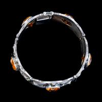 Victorian Celtic Citrine Cuff Bracelet Silver 50ct Citrines c.1870 (6 of 6) Victorian Celtic Citrine Cuff Bracelet Silver 50ct Citrines c.1870 (6 of 6)