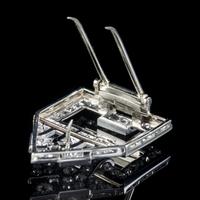 Art Deco French Diamond Double Clip Brooch 18ct Gold 3ct Diamonds Boxed c.1930 (5 of 9) Art Deco French Diamond Double Clip Brooch 18ct Gold 3ct Diamonds Boxed c.1930 (5 of 9)