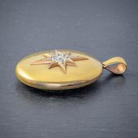 Antique Victorian Diamond Star Locket 18ct Gold 1.30ct Old Cut Diamonds c.1900 (6 of 6) Antique Victorian Diamond Star Locket 18ct Gold 1.30ct Old Cut Diamonds c.1900 (6 of 6)