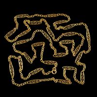 Antique French Sautoir Chain Silver 18ct Gold Gilt c.1900 (5 of 5) Antique French Sautoir Chain Silver 18ct Gold Gilt c.1900 (5 of 5)