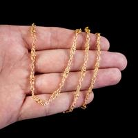 Antique French Long Sautoir Chain Silver 18ct Gold Gilt c.1900 (2 of 5) Antique French Long Sautoir Chain Silver 18ct Gold Gilt c.1900 (2 of 5)