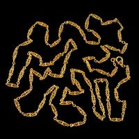 Antique French Long Sautoir Chain Silver 18ct Gold Gilt c.1900 (5 of 5) Antique French Long Sautoir Chain Silver 18ct Gold Gilt c.1900 (5 of 5)