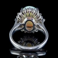 Vintage Opal Diamond Ring Platinum 6ct Natural Opal c.1960 (3 of 7) Vintage Opal Diamond Ring Platinum 6ct Natural Opal c.1960 (3 of 7)