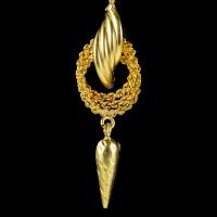 Antique Victorian 18ct Gold Drop Earrings c.1890 (3 of 5) Antique Victorian 18ct Gold Drop Earrings c.1890 (3 of 5)