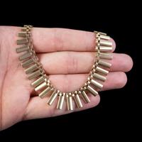 Vintage Cleopatra Fringe Necklace 9ct Gold Dated 1966 (3 of 6) Vintage Cleopatra Fringe Necklace 9ct Gold Dated 1966 (3 of 6)