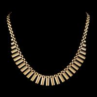 Vintage Cleopatra Fringe Necklace 9ct Gold Dated 1966 (4 of 6) Vintage Cleopatra Fringe Necklace 9ct Gold Dated 1966 (4 of 6)