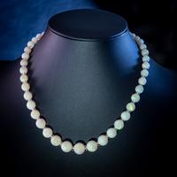 Vintage Natural Opal Crystal Beaded Necklace 18ct Gold Clasp (2 of 8) Vintage Natural Opal Crystal Beaded Necklace 18ct Gold Clasp (2 of 8)