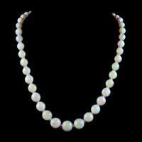 Vintage Natural Opal Crystal Beaded Necklace 18ct Gold Clasp (6 of 8) Vintage Natural Opal Crystal Beaded Necklace 18ct Gold Clasp (6 of 8)