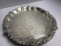 Chester Solid Silver Waiter Salver (4 of 5) Chester Solid Silver Waiter Salver (4 of 5)