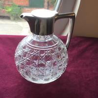 Edwardian Solid Silver Topped Claret Jug (7 of 8) Edwardian Solid Silver Topped Claret Jug (7 of 8)