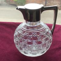 Edwardian Solid Silver Topped Claret Jug (2 of 8) Edwardian Solid Silver Topped Claret Jug (2 of 8)
