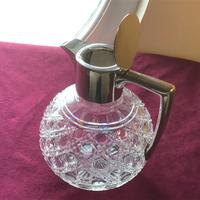 Excellent Solid Silver Topped Claret Jug (7 of 8) Excellent Solid Silver Topped Claret Jug (7 of 8)
