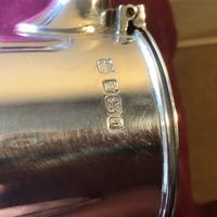 Excellent Solid Silver Topped Claret Jug (8 of 8) Excellent Solid Silver Topped Claret Jug (8 of 8)