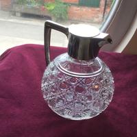 Excellent Solid Silver Topped Claret Jug (4 of 8) Excellent Solid Silver Topped Claret Jug (4 of 8)