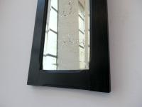 Tall Ebonised Wall Mirror with Distressed Bevelled Plate (3 of 5) Tall Ebonised Wall Mirror with Distressed Bevelled Plate (3 of 5)